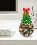 Pintoo KZ1216 Xmas Tree - Mini Bricks Potted Plant Jigsaw Puzzle