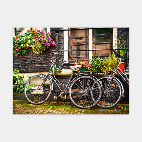 Cycling in Amsterdam, Netherlands - 150 Piece XS Jigsaw Puzzle