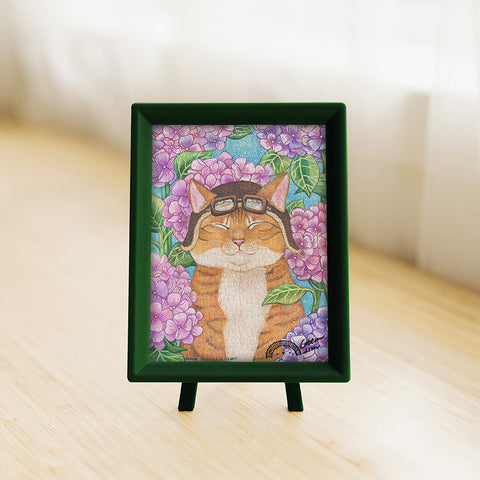 Pintoo P1423 Flying Officer Cat - 150 Piece XS Jigsaw Puzzle by Cotton Lion