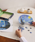 Pintoo PL1002 The Starry Night - 3D Puzzle Plate Jigsaw Puzzle by Van Gogh