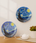 Pintoo PL1002 The Starry Night - 3D Puzzle Plate Jigsaw Puzzle by Van Gogh