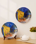 Pintoo PL1004 Cafe Terrace at Night - 3D Puzzle Plate Jigsaw Puzzle by Van Gogh