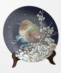 Pintoo PL1007 Bird on Plum Branch - 3D Puzzle Plate Jigsaw Puzzle by Phoenix Chan