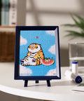 Pintoo Q1068 Blessed Silly Tigers 640 Blind Box - 8 x 80 Piece XS Jigsaw Puzzle by Alexander the Fat Tiger