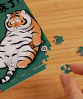 Pintoo Q1162 Daily Series - I Got Up! - 80 Piece XS Jigsaw Puzzle by Alexander the Fat Tiger