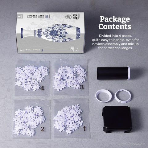 Indigo Age - 3D Puzzle Vase Jigsaw Puzzle