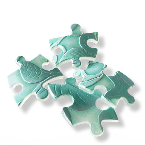 Pintoo S1036 Glazed Relief Vase - 3D Puzzle Vase Jigsaw Puzzle by Blue and White