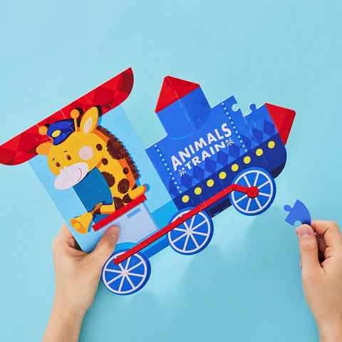 Pintoo T1084 Transportation - Animals Train - Multi-pack Jigsaw Puzzle