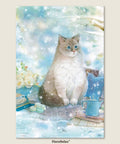 Pintoo U1052 A Snow Cat - 504 Piece Jigsaw Puzzle by Jina