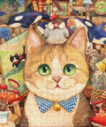 Pintoo U1071 Cat Art Studio - 1008 Piece Jigsaw Puzzle by Cotton Lion