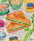 Pintoo U1082 Tuna Salad Sandwich - 1008 Piece Jigsaw Puzzle by Lucile Prache