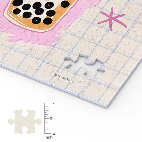 Pintoo U1083 Bubble Tea - 1008 Piece Jigsaw Puzzle by Lucile Prache