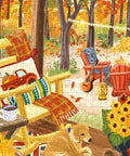 Pintoo U1094 Fall Porch - 1008 Piece Jigsaw Puzzle by Olivia Gibbs