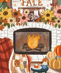 Pintoo U1095 Cozy Autumn Fireplace - 1008 Piece Jigsaw Puzzle by Olivia Gibbs