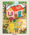 Pintoo U1096 Whimsy Garden House - 1008 Piece Jigsaw Puzzle by Olivia Gibbs