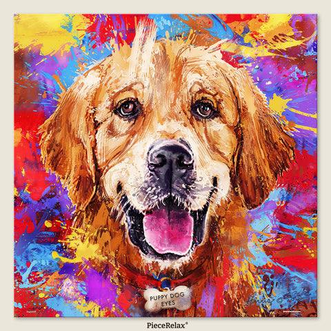PieceRelax - Golden Retriever - PieceClicks 756 Pieces [U1100] - Frank Harris