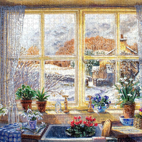 Pintoo U1135 PieceClicks - 1008 Piece - Unexpected Snowfall by Stephen Darbishire