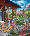Pintoo U1149 PieceClicks - 1008 Piece - Colorful Lake House by Image World
