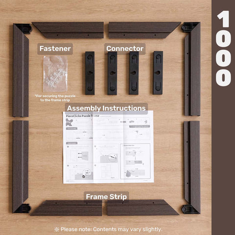 PieceRelax - Oatmeal - Wood Style Frame for PieceRelax 1008 Piece Puzzles [W1261]