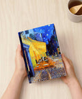 Pintoo YA1004 Cafe Terrace, Place du Forum by Vincent van Gogh - A5 Book Cover