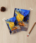 Pintoo YA1004 Cafe Terrace, Place du Forum by Vincent van Gogh - A5 Book Cover