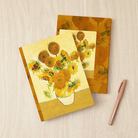 Pintoo YA1005 Sunflowers by Vincent van Gogh - A5 Book Cover