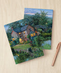 Pintoo YA1007 Old House by The Pond by Evgeny Lushpin - A5 Book Cover