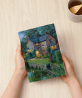 Pintoo YA1007 Old House by The Pond by Evgeny Lushpin - A5 Book Cover