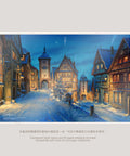 Pintoo YA1008 Snowy Rothenburg Winter Night by Evgeny Lushpin - A5 Book Cover
