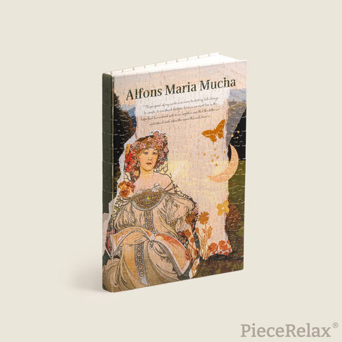 Pintoo YA1057 Reverie Diary by Alphonse Mucha - A5 Book Cover