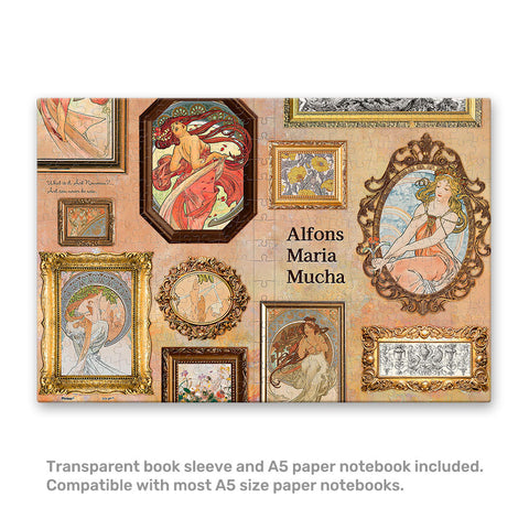 Pintoo YA1058 The Art Palace by Alphonse Mucha - A5 Book Cover