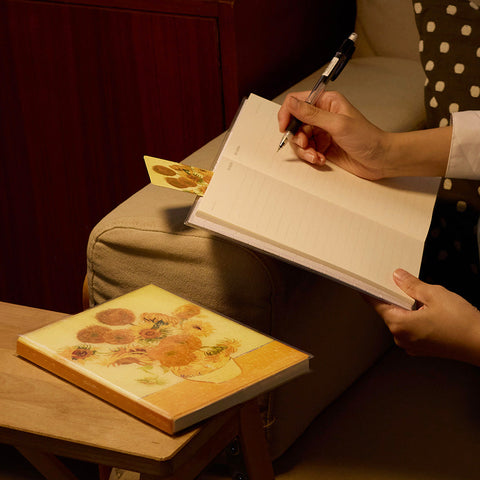 Pintoo YA1064 Sunflowers by Vincent van Gogh - A5 Book Cover