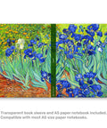 Pintoo YA1065 Irises by Vincent van Gogh - A5 Book Cover