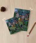 Pintoo YB1007 Old House by The Pond by Evgeny Lushpin - A6 Book Cover
