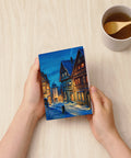 Pintoo YB1008 Snowy Rothenburg Winter Night by Evgeny Lushpin - A6 Book Cover