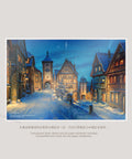 Pintoo YB1008 Snowy Rothenburg Winter Night by Evgeny Lushpin - A6 Book Cover