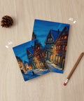 Pintoo YB1008 Snowy Rothenburg Winter Night by Evgeny Lushpin - A6 Book Cover