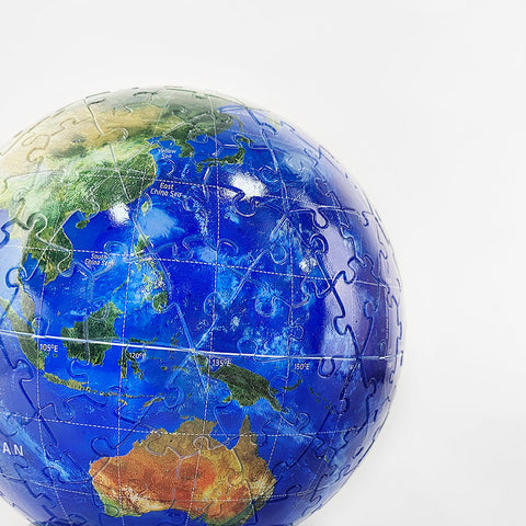 Resplendent Earth - 3D Puzzle Globe Jigsaw Puzzle