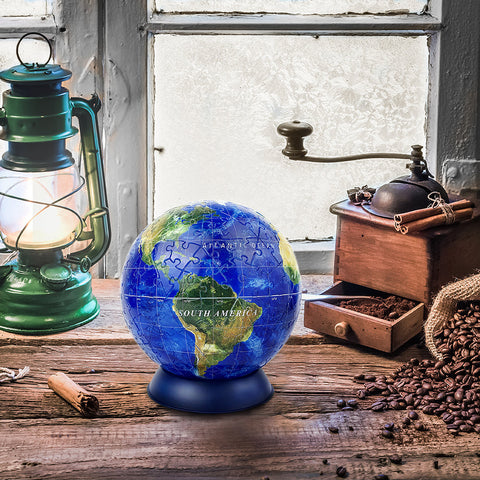 Resplendent Earth - 3D Puzzle Globe Jigsaw Puzzle