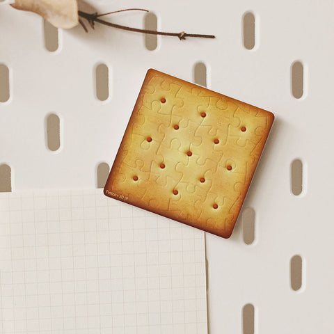 Square Biscuit - 16pcs Jigsaw Puzzle Magnet
