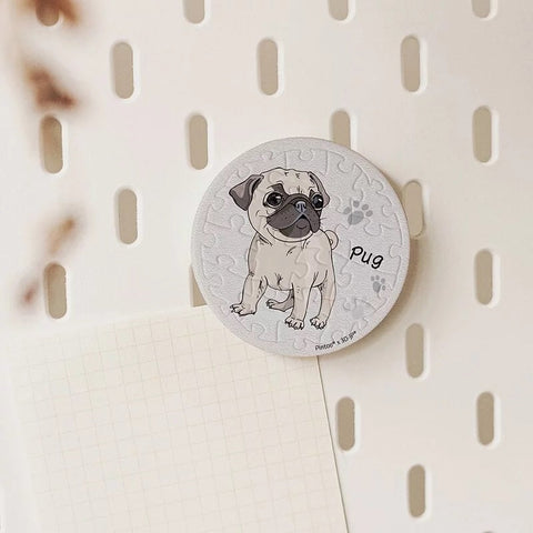 Pug - 16pcs Jigsaw Puzzle Magnet