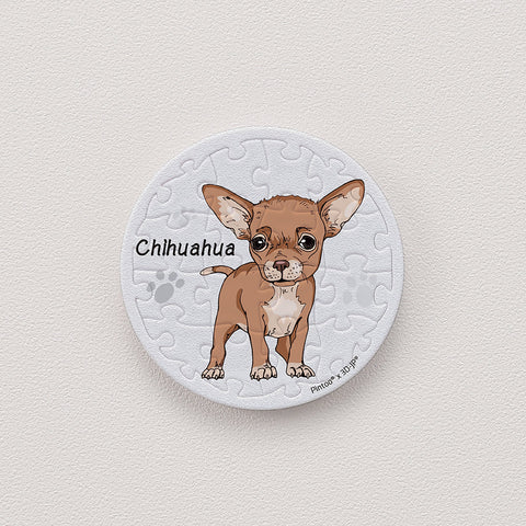 Chihuahua - 16pcs Jigsaw Puzzle Magnet