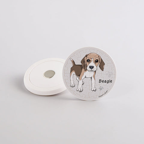 Beagle - 16pcs Jigsaw Puzzle Magnet
