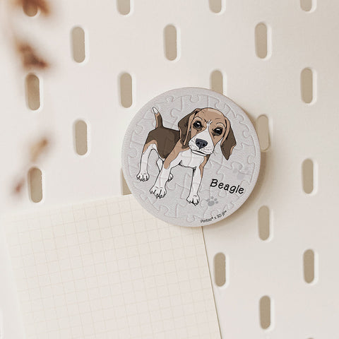 Beagle - 16pcs Jigsaw Puzzle Magnet