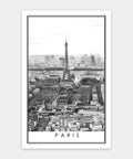 Paris - Black and White - 1000 Piece Jigsaw Puzzle
