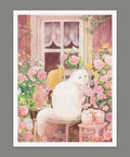 A Cat in the Rose Garden - 1200 Piece Jigsaw Puzzle