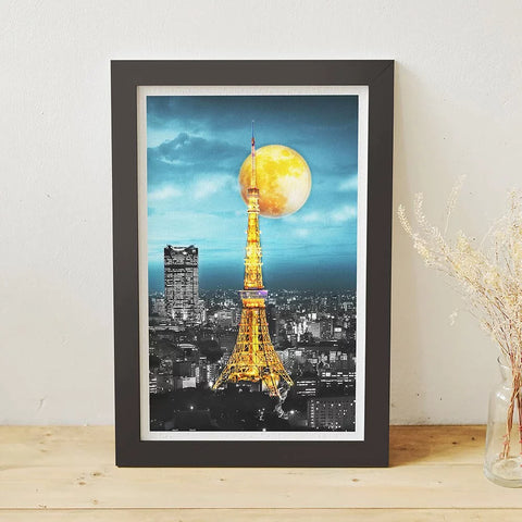 Tokyo Tower, Japan - Moon Night Series - 1000 Piece Jigsaw Puzzle