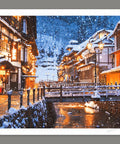 Ginzan Onsen Hot Spring, Japan - 1000 Piece Jigsaw Puzzle