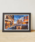 Ginzan Onsen Hot Spring, Japan - 1000 Piece Jigsaw Puzzle