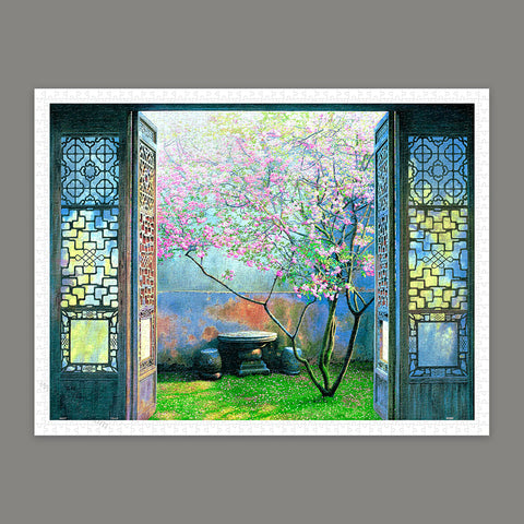 Peach Blossom Spring - 1200 Piece Jigsaw Puzzle